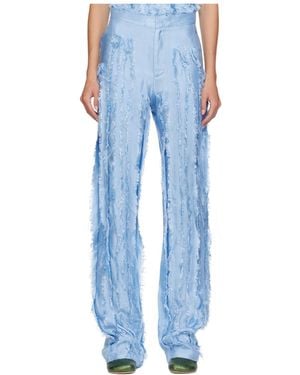 Edward Cuming Scratch The Itch Casual Trousers - Blue