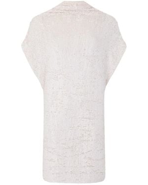 P.A.R.O.S.H. Soft-Fabric Dress - White