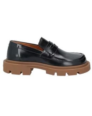 Maison Margiela Leather Loafers - Black