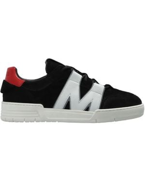Moschino Round-Toe Sneakers - Black