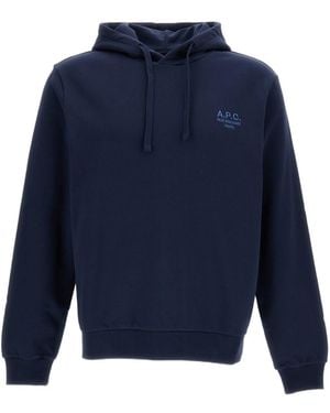 A.P.C. Long-Sleeved Sweatshirt - Blue