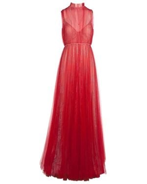 Valentino Sleeveless Dress - Red