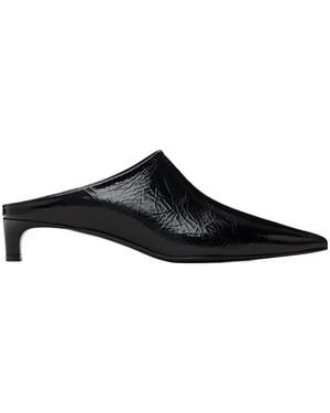 Jil Sander Pointed Mules - Black