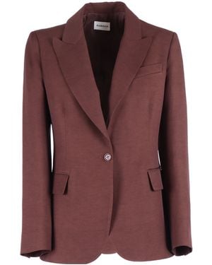 P.A.R.O.S.H. Single-Breasted Jacket - Brown