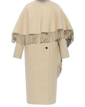 Rohe Fringed Coat - Natural