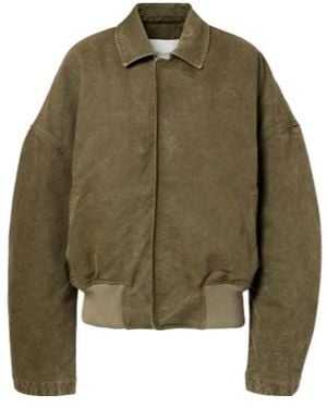 JW Anderson Pure Cotton Casual Coat - Green