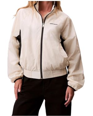 Calvin Klein Bomber Jackets - Natural