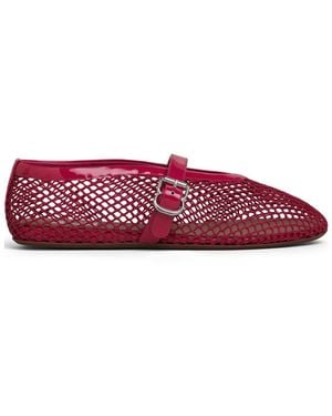 Alaïa Solid Ballet Flats - Red