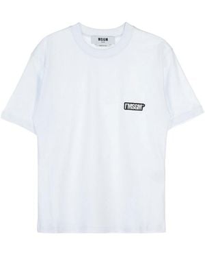 MSGM Short-Sleeved T-Shirt - White