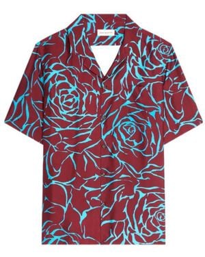 Dries Van Noten Abstract Pattern Shirt - Red