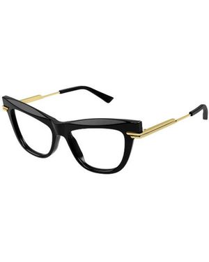 Bottega Veneta Eyewear Cat Eye Frame Glasses - White