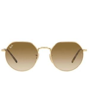 Ray-Ban Jack Geometric Frame Sunglasses - Metallic