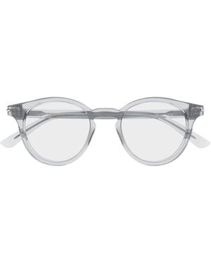 Gucci Eyewear Round Optical Frame Glasses - White