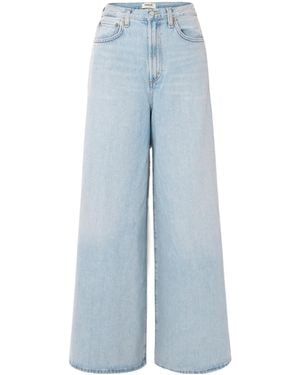 Agolde High-Rise Wide-Leg Jeans - Blue