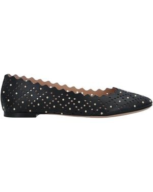 Chloé Studded Ballet Flats - Black