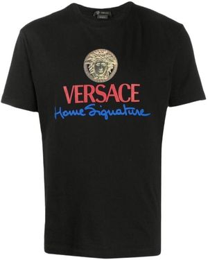 Versace Medusa Logo T-Shirt - Black