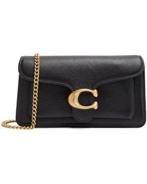 COACH Grain Leather Crossbody Bag - Black
