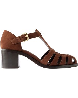 Church's Woven Suede Sandals - Brown