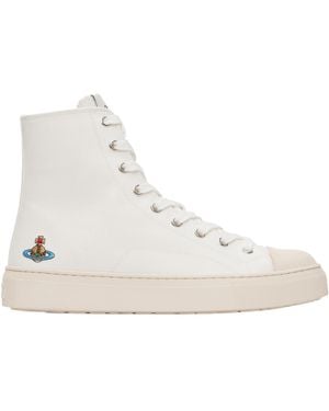 Vivienne Westwood High-Top Lace-Up Trainers - Natural