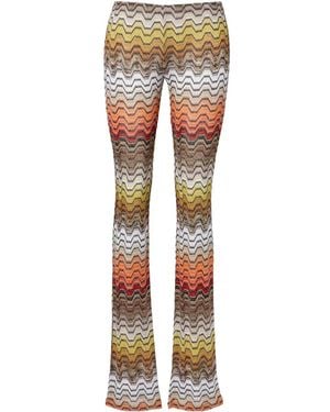 Missoni Zigzag-Knit Pants - Multicolor