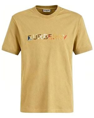 Burberry Short-Sleeved T-Shirt - Yellow