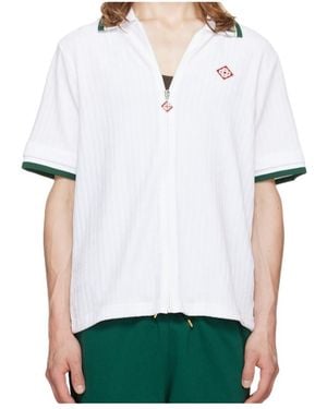 CASABLANCA Short-Sleeved Shirt - White