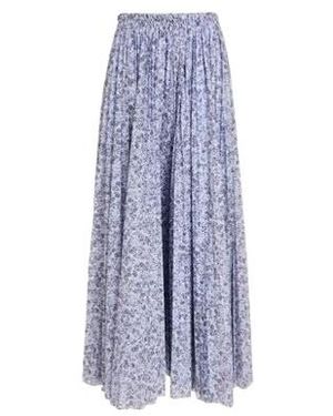 MAX&Co. Pale Base Floral Skirt - Blue