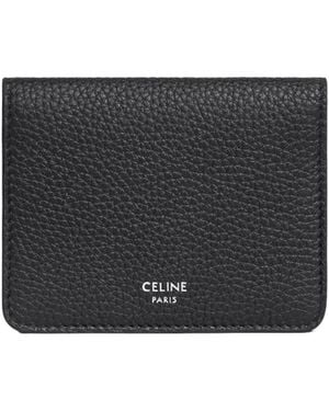 Celine Bi-Fold Card Holder - Black