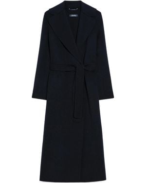 Max Mara Long-Sleeved Coat - Black