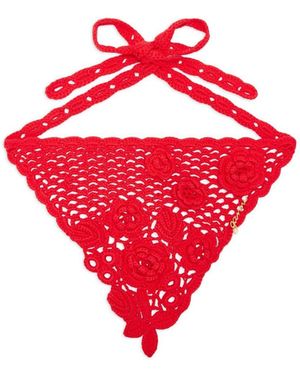 Ganni Head Scarf - Red