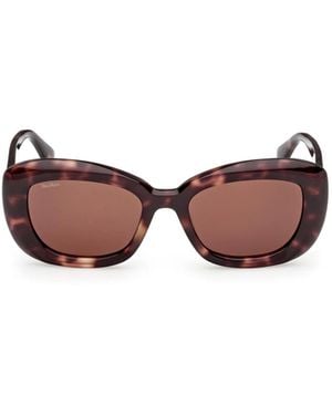 Max Mara Elizabeth Square Frame Sunglasses - Pink