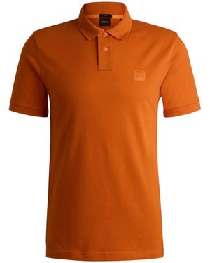 BOSS Short-Sleeved Polo Shirt - Orange