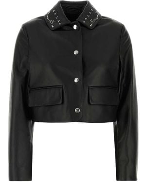 Marni Cropped Button-Up Jacket - Black