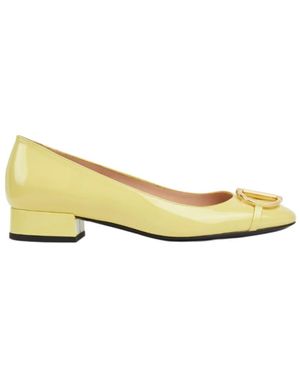 Gucci Ballet Flat With Half Horsebit - Yellow