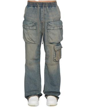 Amiri Drawstring-Waist Cargo Pants - Gray