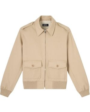 A.P.C. Milesa Button Pockets Jacket - Natural