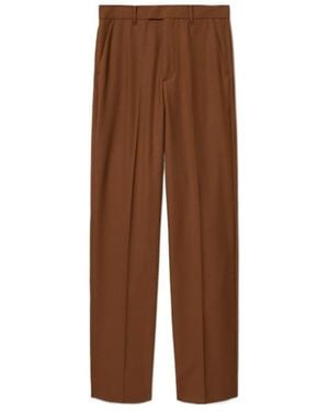 AllSaints Beck Belt Loop Casual Trousers - Brown