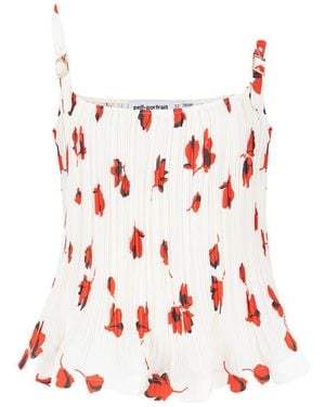 Self-Portrait Sleeveless Top - Red