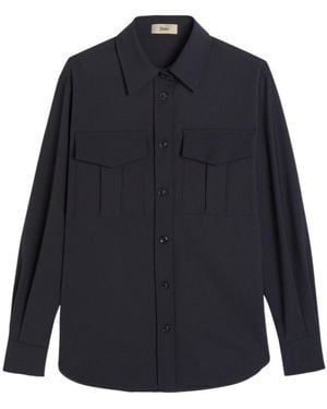 Herno Jersey Overshirt - Blue