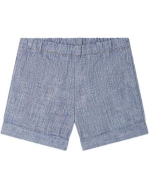Bonpoint Elastic Waist Shorts - Blue