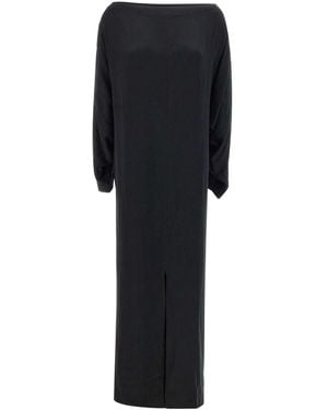 REMAIN Birger Bat-Sleeve Maxi Dress - Black