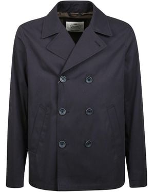 Herno Long-Sleeved Suit Jacket - Blue