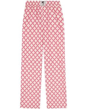 Palm Angels Logo Split Pants - Pink