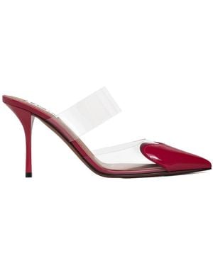 Alaïa Heeled Mules - Pink