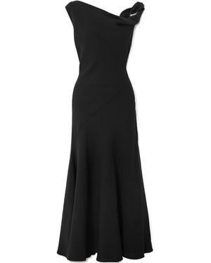 The Row Violetta Asymmetric Dress - Black