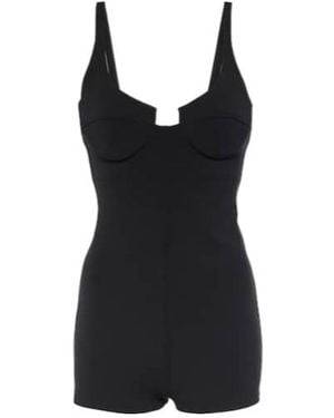Magda Butrym Wool-Blend Romper - Black