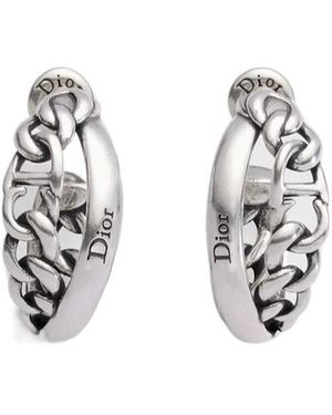 Dior Stack Earrings - White