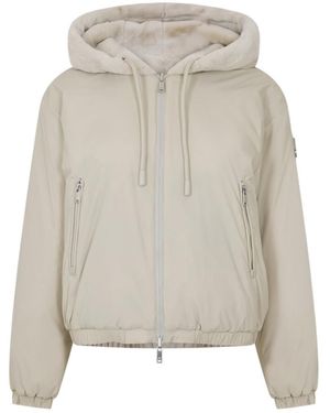 Moose Knuckles Reversible Hooded Jacket - Gray