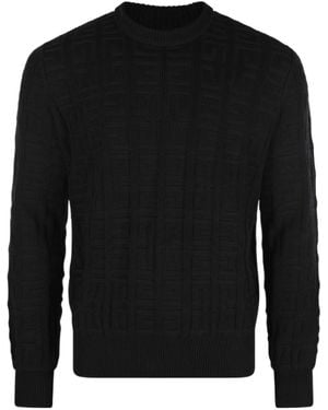 Givenchy Crewneck Knit Jumper - Black