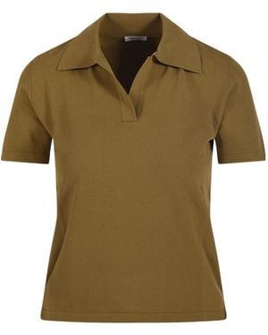 Roberto Collina Short-Sleeved Polo Shirt - Green